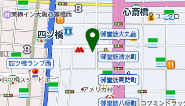 E/s(クリニカルエステイーズ) 心斎橋店の地図画像