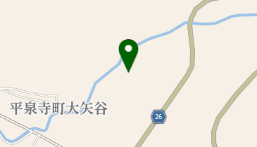 大矢谷白山神社の地図画像