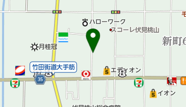 京都大漁丼家の地図画像