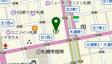 札幌文化芸術交流センター SCARTS(スカーツ)の地図画像