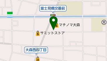 ジェクサー・フィットネスススタジオsopra(ソプラ) マチノマ大森店の地図画像