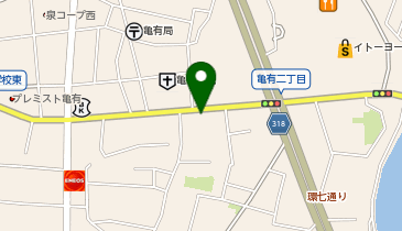 鶏笑 亀有店の地図画像