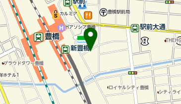 博多かわ屋 豊橋駅前店の地図画像