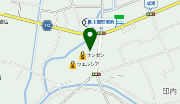 タックルベリー 静岡掛川店の地図画像