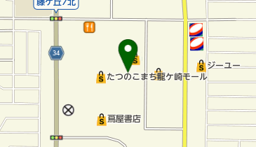 ブルースカイランドリー たつのこまち龍ケ崎モール店の地図画像