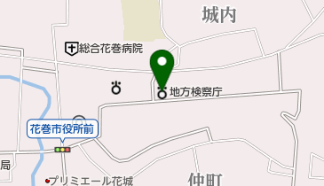 花巻労働基準監督署の地図画像