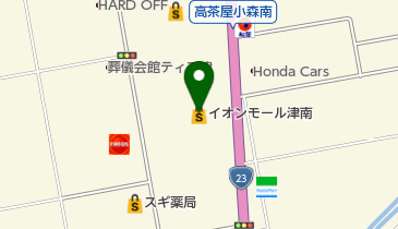 ライフリッシュ イオンモール津南店の地図画像