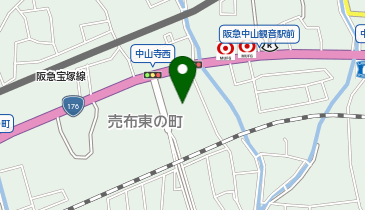 Paseos(パシオス) 宝塚中山店の地図画像