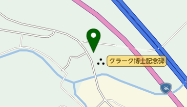 旧島松駅逓所の地図画像