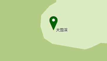 白馬大雪渓の地図画像
