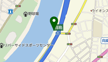 言問団子桟橋の地図画像