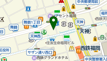 弥生株式会社 福岡営業所の地図画像