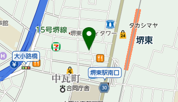 横浜家系ラーメン 一蓮家 堺東店の地図画像