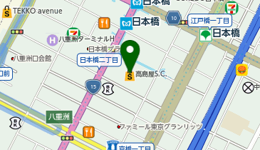 HIBIKA(ヒビカ) 日本橋高島屋店の地図画像