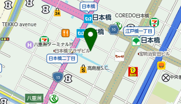 オフィシーヌ・ユニヴェルセル・ビュリー 日本橋高島屋S.C.店の地図画像