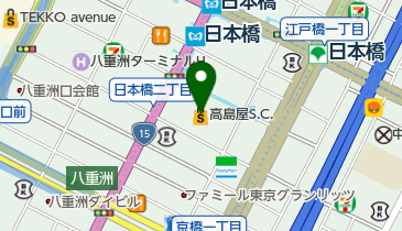 和装三昧 日本橋高島屋S.C.店の地図画像