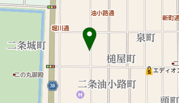 和詩倶楽部 油小路本店の地図画像
