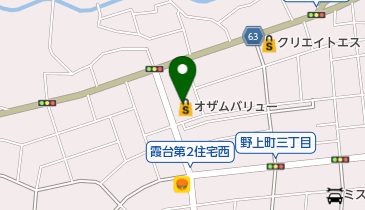 美容室 ICH・GO(イチゴ) 野上店の地図画像