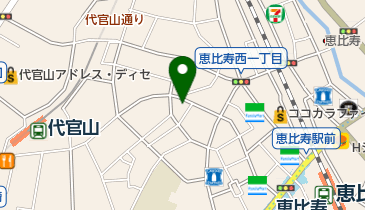 恵比寿ファイヤーガーデンの地図画像