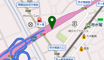 武蔵 丼丸 市ヶ尾店の地図画像