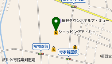 ミナミフラワーショップ ショッピング ア・ミュー店の地図画像