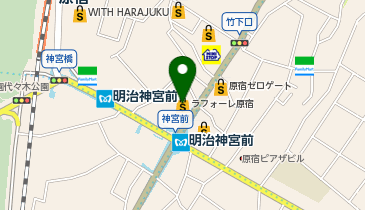 JUSTIN DAVIS(ジャスティン デイビス) ラフォーレ原宿店の地図画像