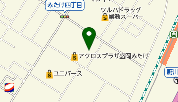 プロノ 盛岡みたけ店の地図画像