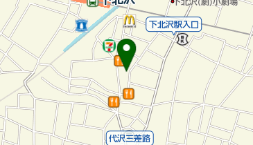 下北沢 近松の地図画像