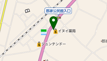 イヌイ薬局 郡家中央店の地図画像