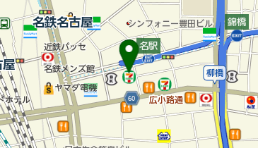 名鉄保険代行サービス株式会社の地図画像