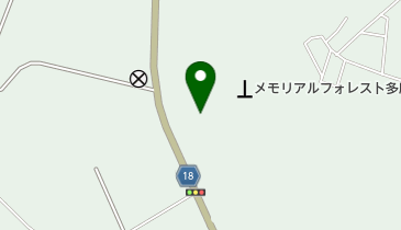 メモリアルフォレスト多摩の地図画像
