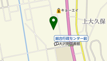 富山市役所 富山市大沢野行政サービスセンター(大沢野会館)の地図画像