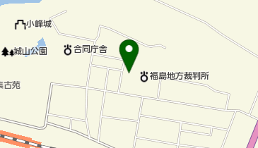 白河拘置支所の地図画像