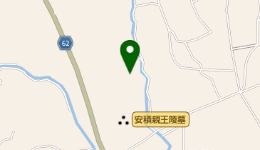 安積親王陵墓の地図画像