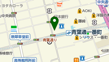 ACCEA(アクセア) 仙台青葉通り店の地図画像