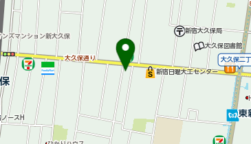 肉のハナマサ 大久保店の地図画像