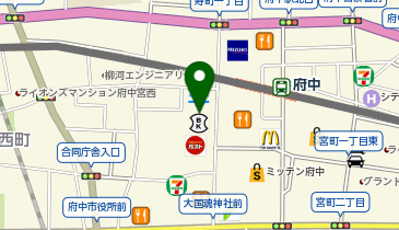 快活CLUB RelaxRoom(クラブ リラックスルーム) 府中店の地図画像