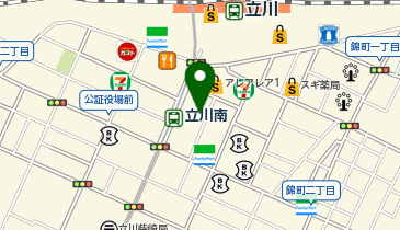 立川献血ルームの地図画像