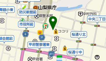 甲府献血ルーム グレープの地図画像