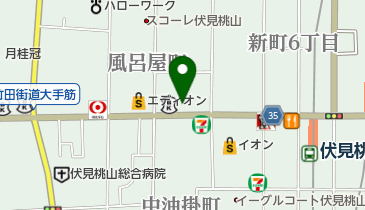 献血ルーム 伏見大手筋の地図画像