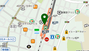 魚力 アトレ松戸店の地図画像