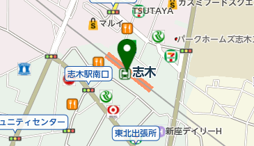茶BAR(バー) エキア志木店の地図画像