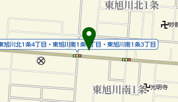 山頭火 旭川動物園通り店の地図画像