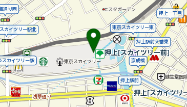 梅の花 PLUS(プラス) 東京ソラマチ店の地図画像