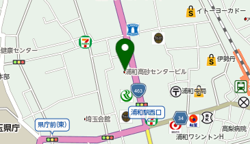 東建コーポレーション株式会社 ホームメイト浦和店の地図画像