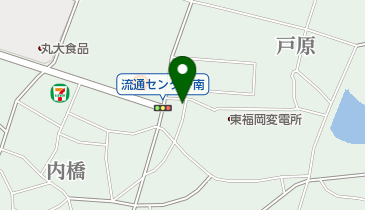 まるやす食堂の地図画像