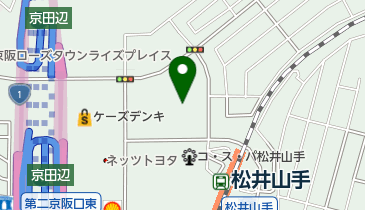 JEUGIA(ジューチャ) カルチャーセンター 松井山手の地図画像