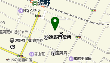 遠野ショッピングセンターとぴあの地図画像