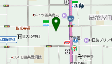 あまいろコーヒーとたい焼きの地図画像