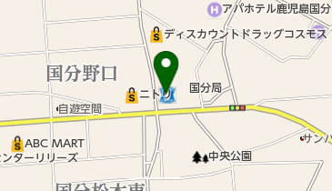 来来亭 霧島店の地図画像